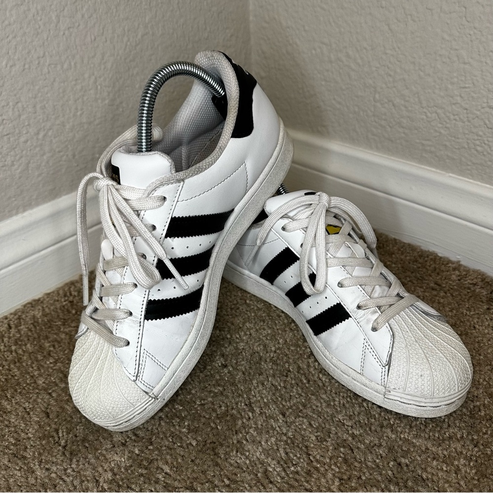Adidas White and Black Sneakers
